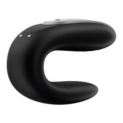 Satisfyer Double stimulateur connecté Double Fun Satisfyer Noir